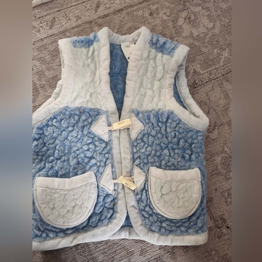 Eluna Kids Boiled Wool Vest